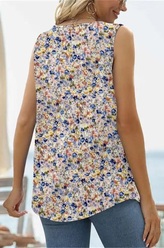 Printed Curved Hem Tank