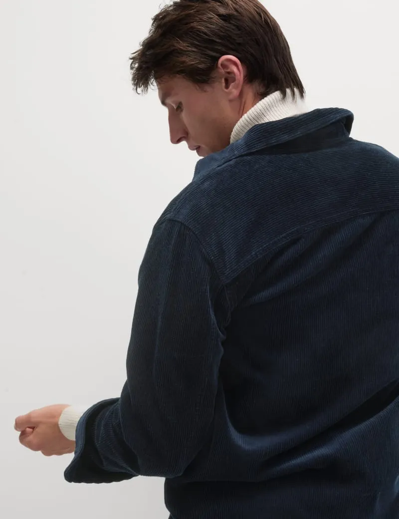 Pure Cotton Corduroy Overshirt