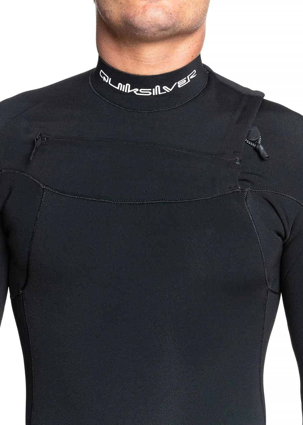 Quiksilver Mens 2/2mm Capsule Sessions Long Sleeve Chest Zip Spring Suit