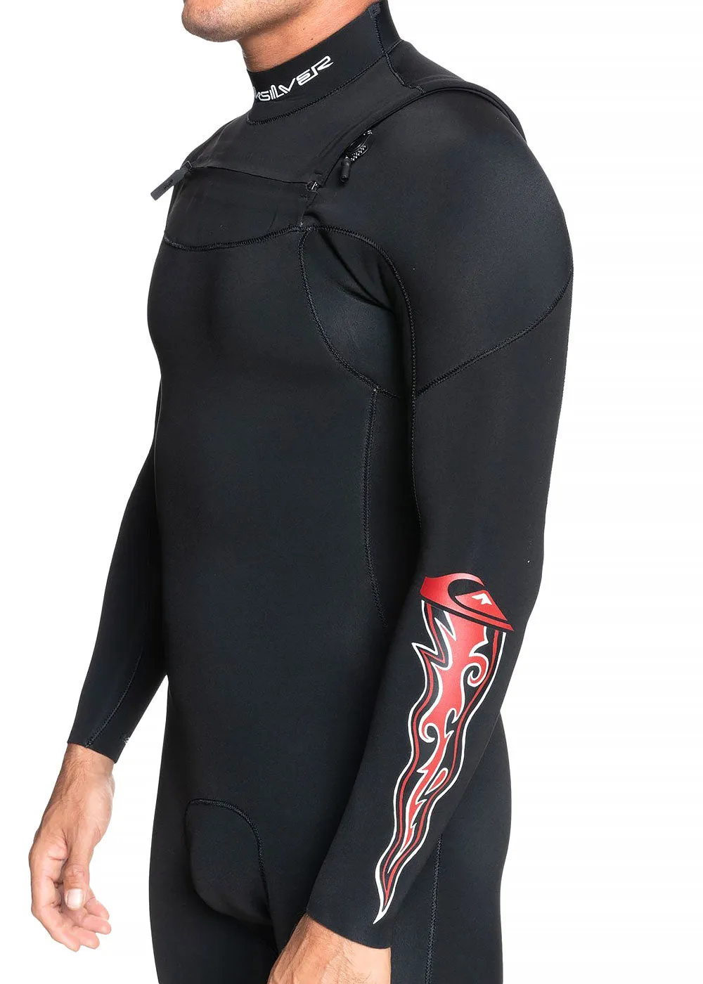 Quiksilver Mens 2/2mm Capsule Sessions Long Sleeve Chest Zip Spring Suit