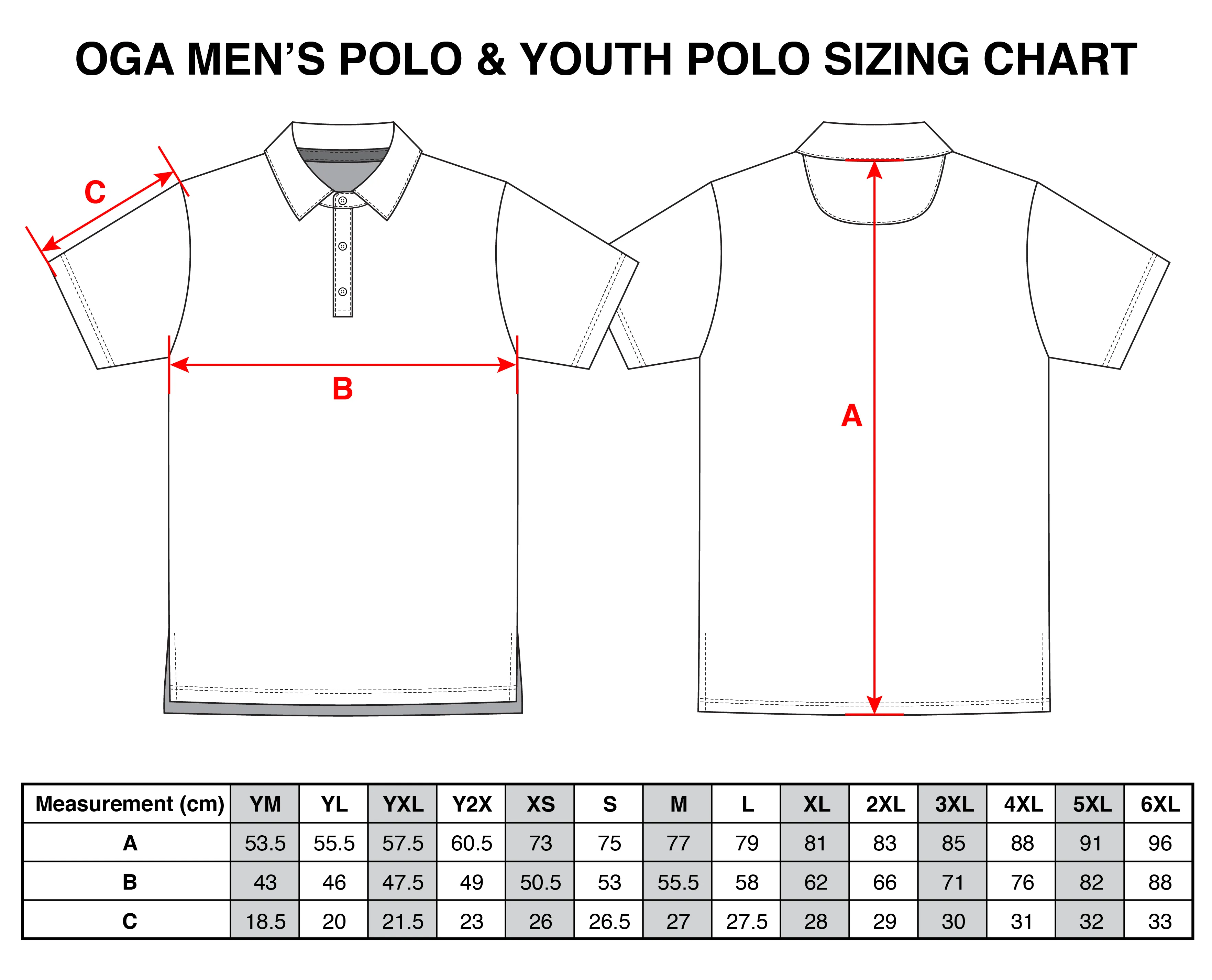 "Sugarcane" Green Fields - OGA Youth Polo - Green