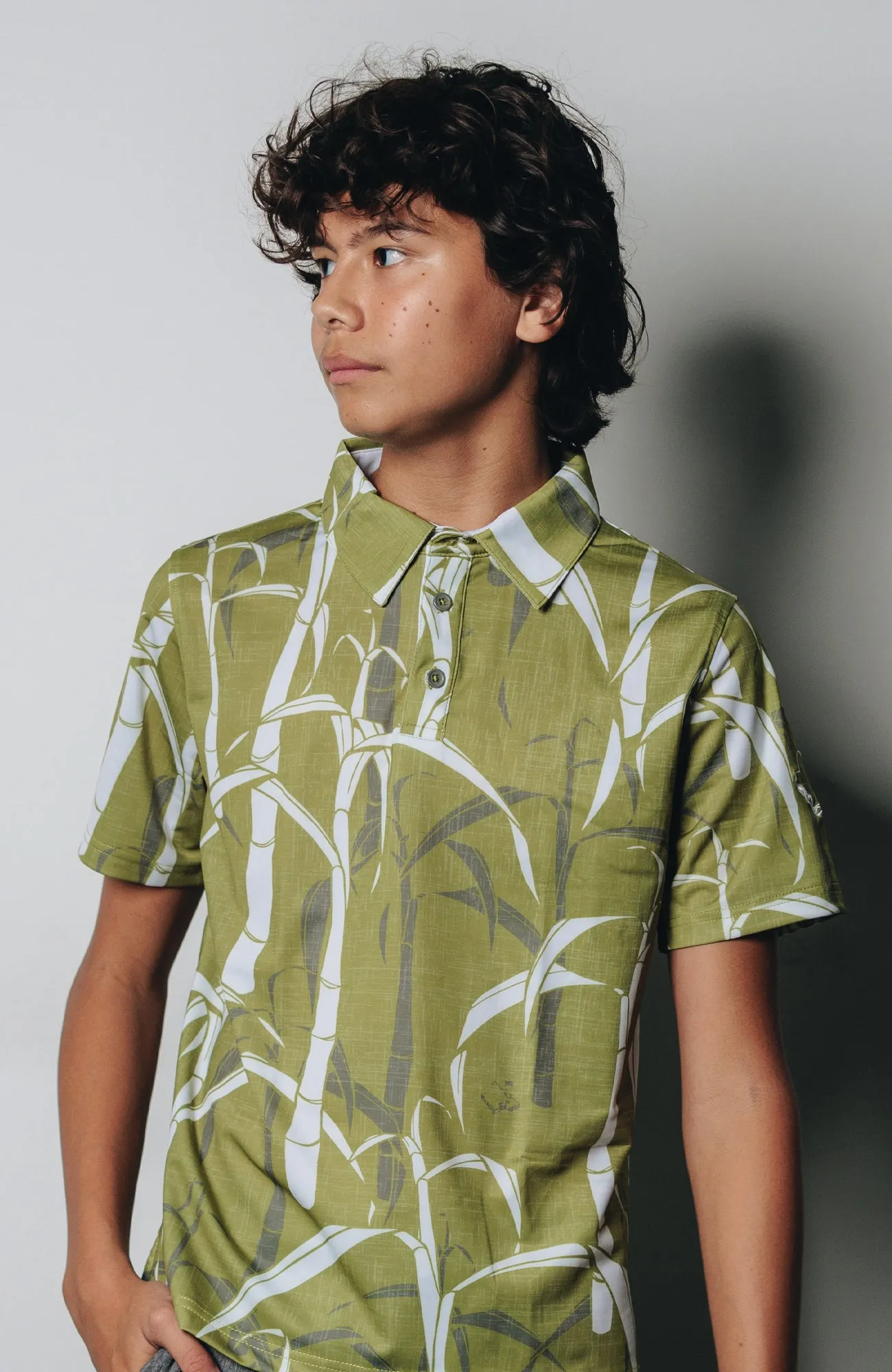 "Sugarcane" Green Fields - OGA Youth Polo - Green