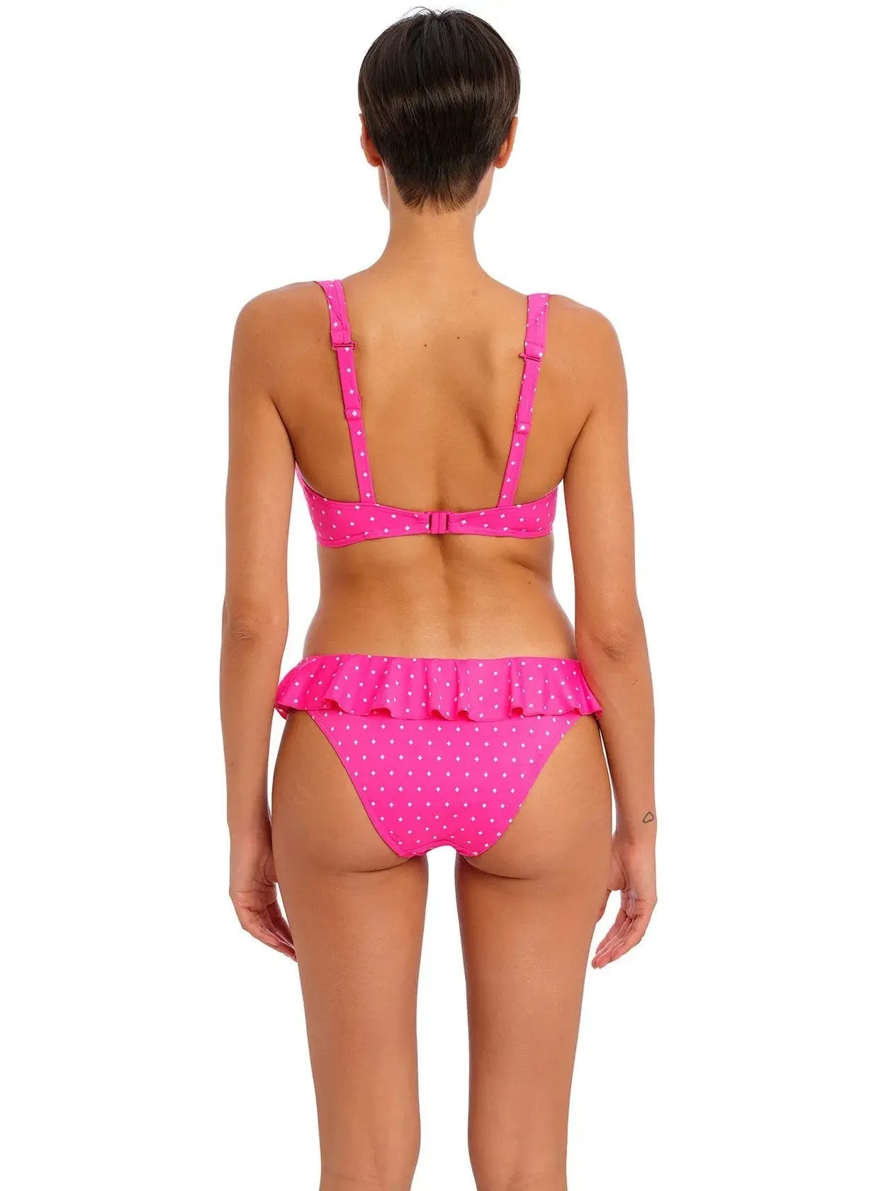 Raspberry Jewel Cove Underwire High Apex Bikini