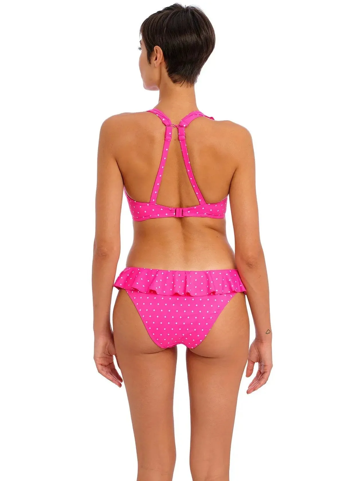 Raspberry Jewel Cove Underwire High Apex Bikini