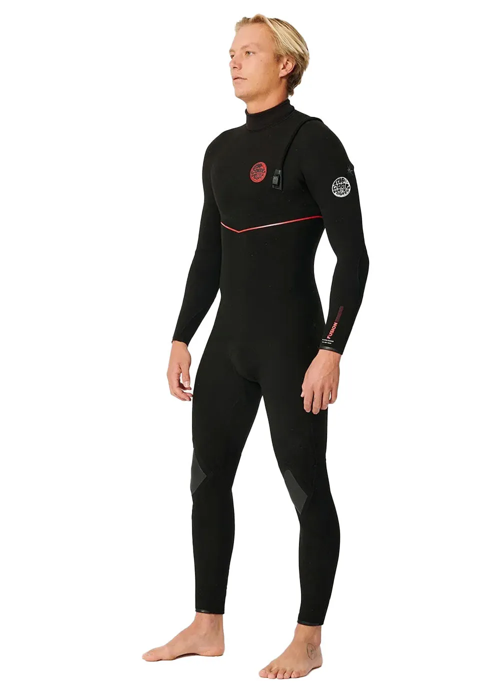 Rip Curl Mens F Bomb Fusion 3/2mm GB Zip Free Steamer Wetsuit