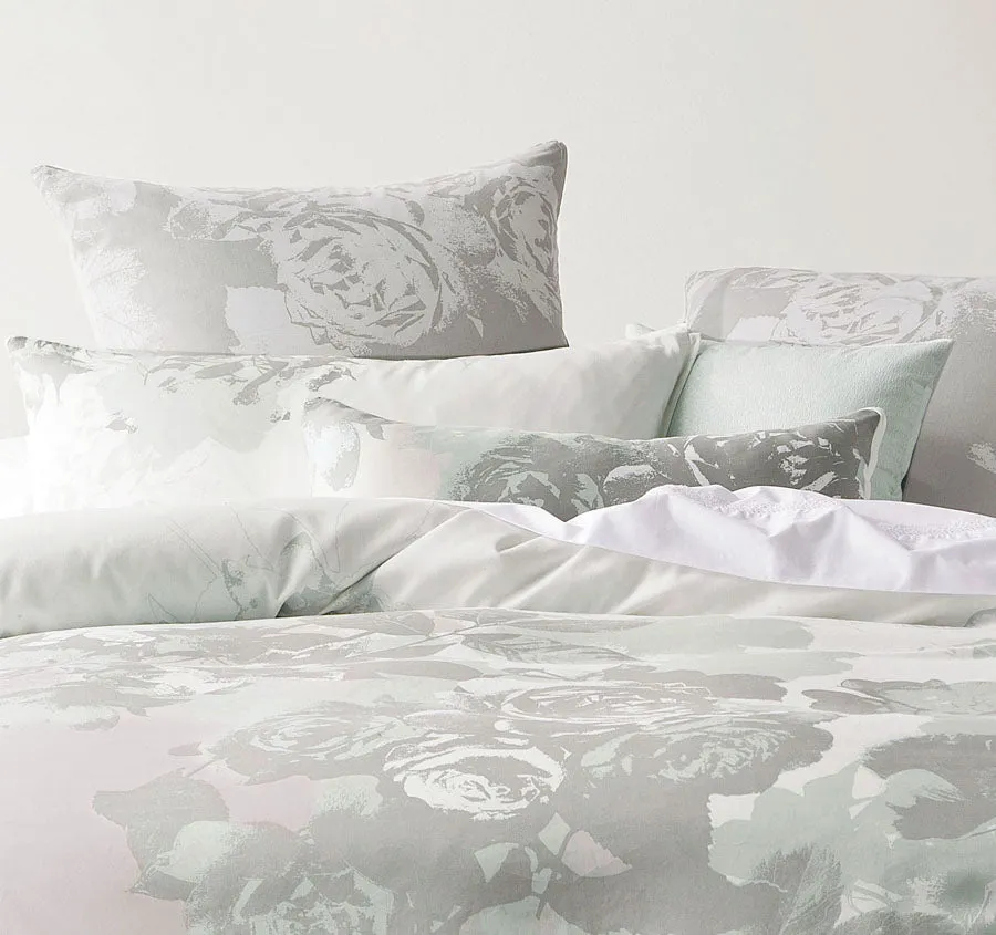 Roseraie Quilt Cover Set Range White