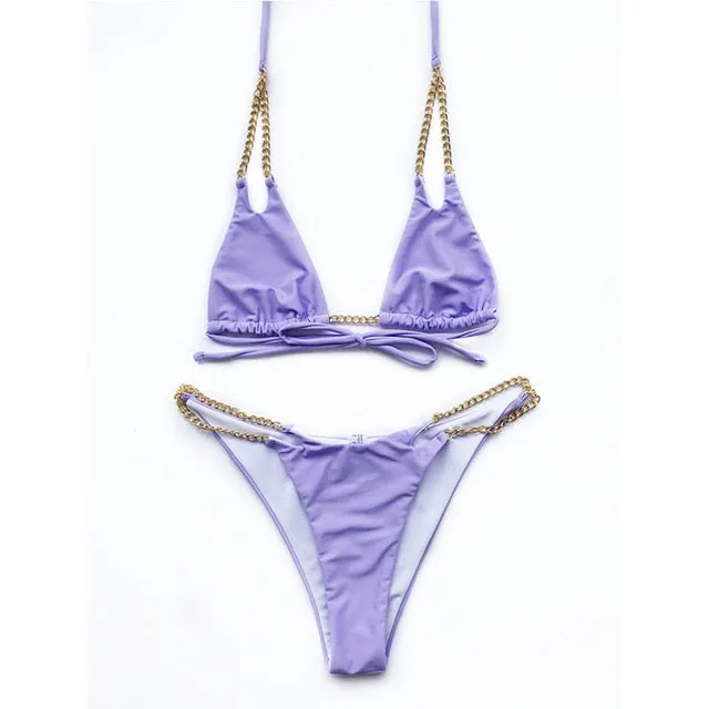 Selena Chain Bikini Set