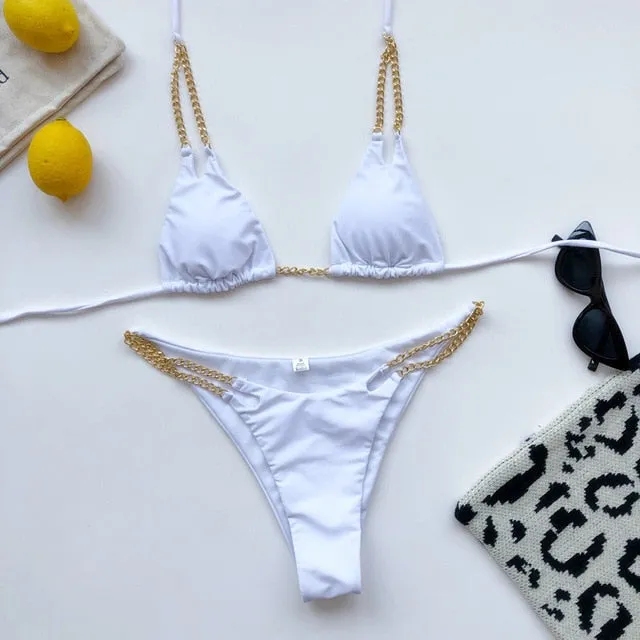 Selena Chain Bikini Set