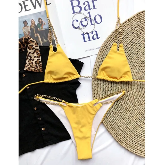 Selena Chain Bikini Set