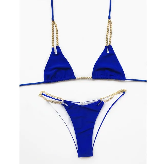 Selena Chain Bikini Set
