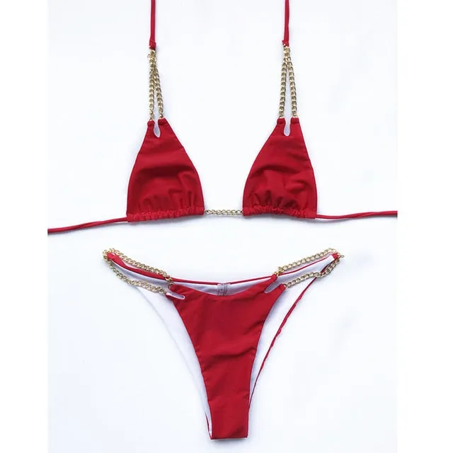 Selena Chain Bikini Set