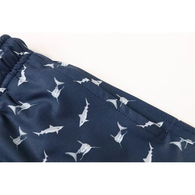 Sharks - Kids Swim Trunks