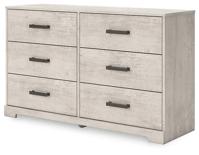 Shawburn Queen Crossbuck Panel Headboard with Dresser