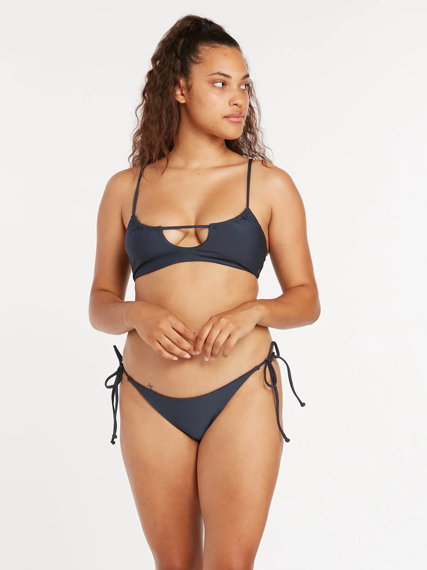 Simply Seamless Scoop Bikini Top - Midnight Blue