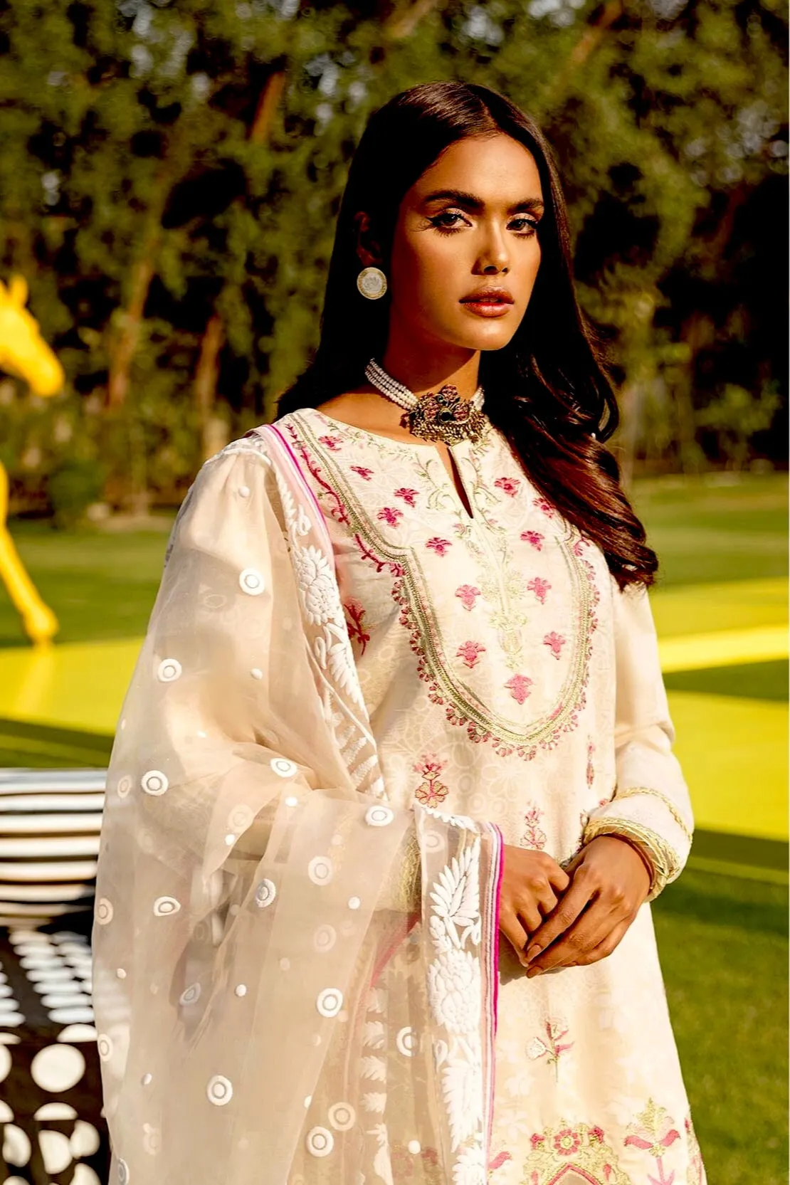 So Kamal X Ali Xeeshan Luxury Lawn Collection 2021 – Kashmir Ki Kali (A)