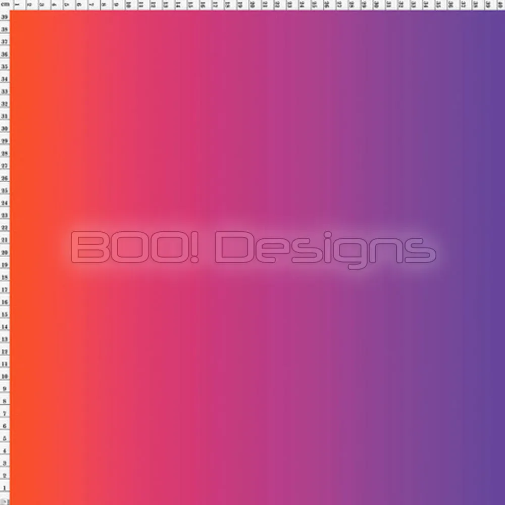 Spandex Ombre Orange Pink Purple