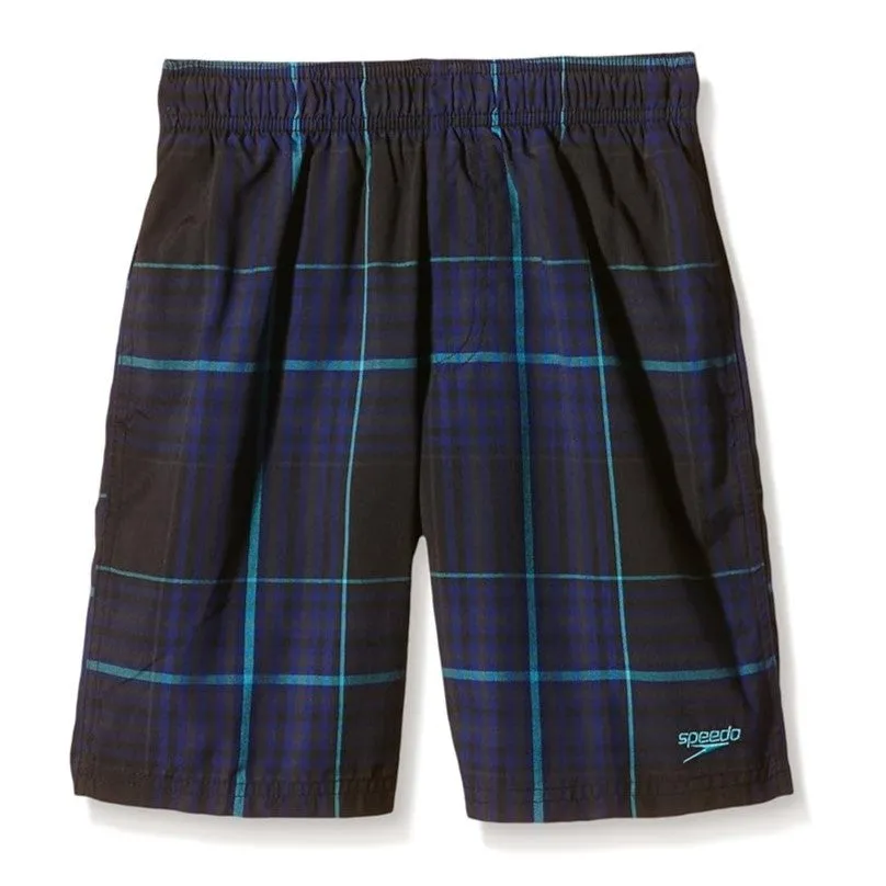 Speedo Boy's Check 17-Inch Swimming Shorts