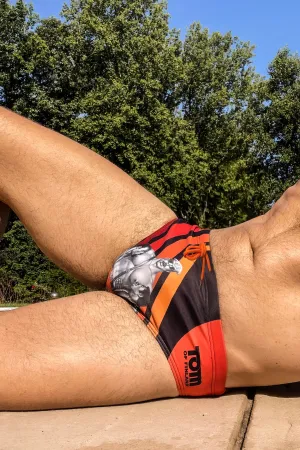 Retro Tom of Finland Peachy Kings Swim Briefs.