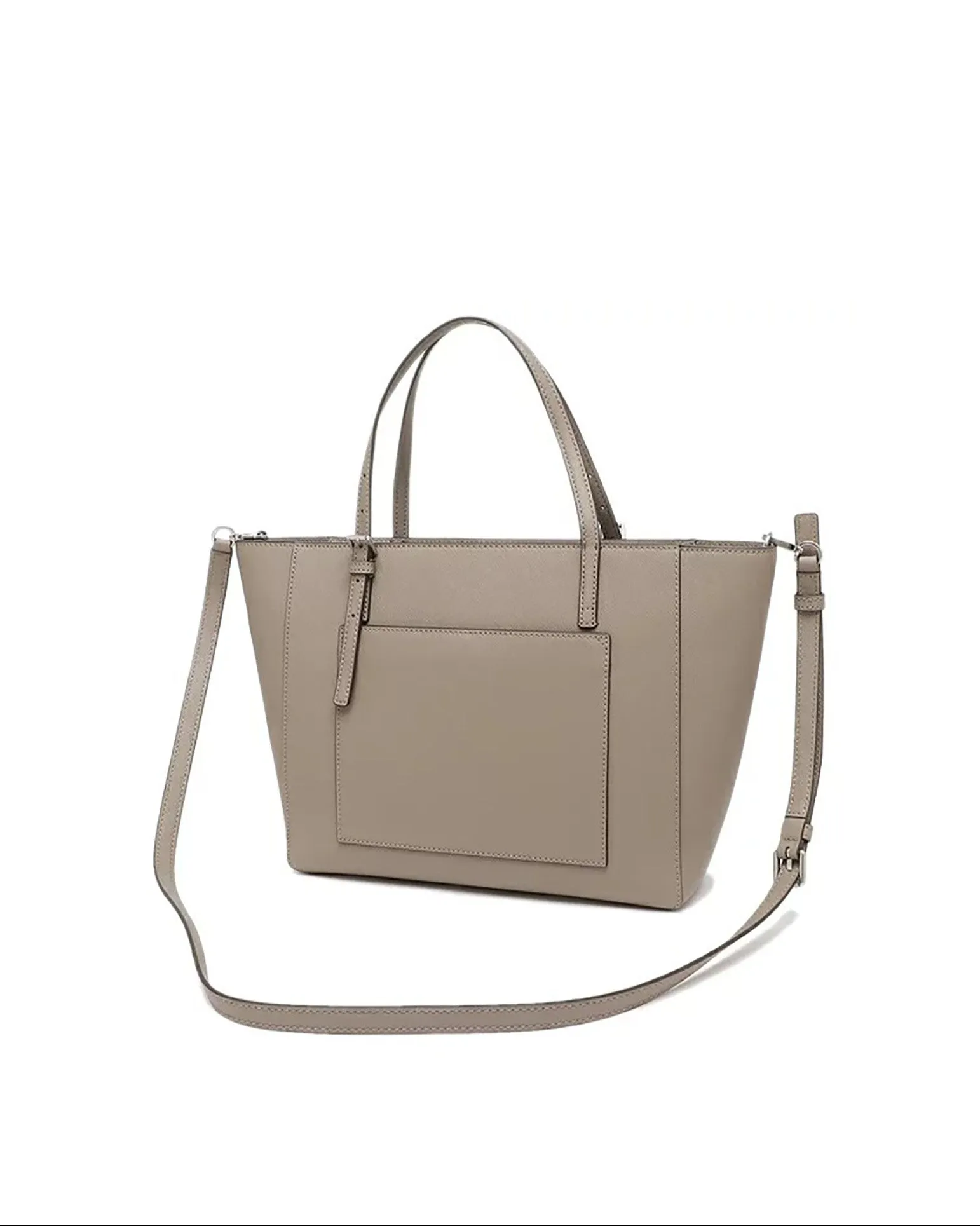 Tory Burch Gray Heron Emerson Small Tote
