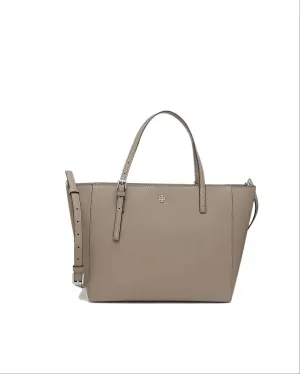 Tory Burch Gray Heron Emerson Small Tote