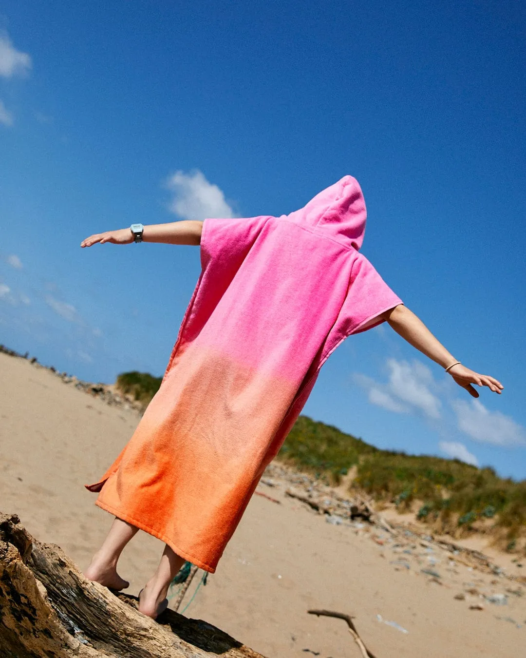 Tropic Dip - Kids Changing Towel - Pink/Orange