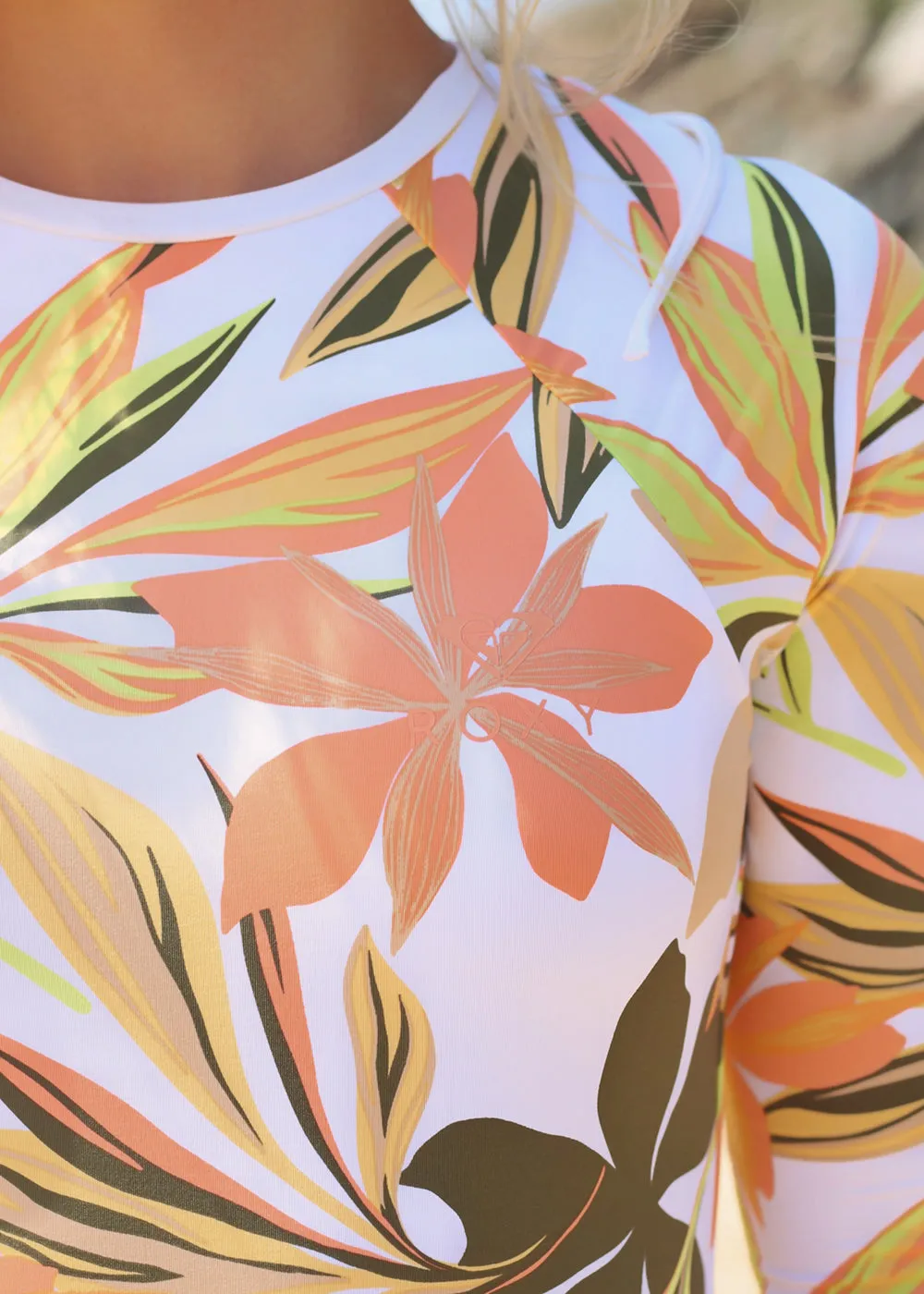 Tropics Long Sleeve One Piece Swimsuit