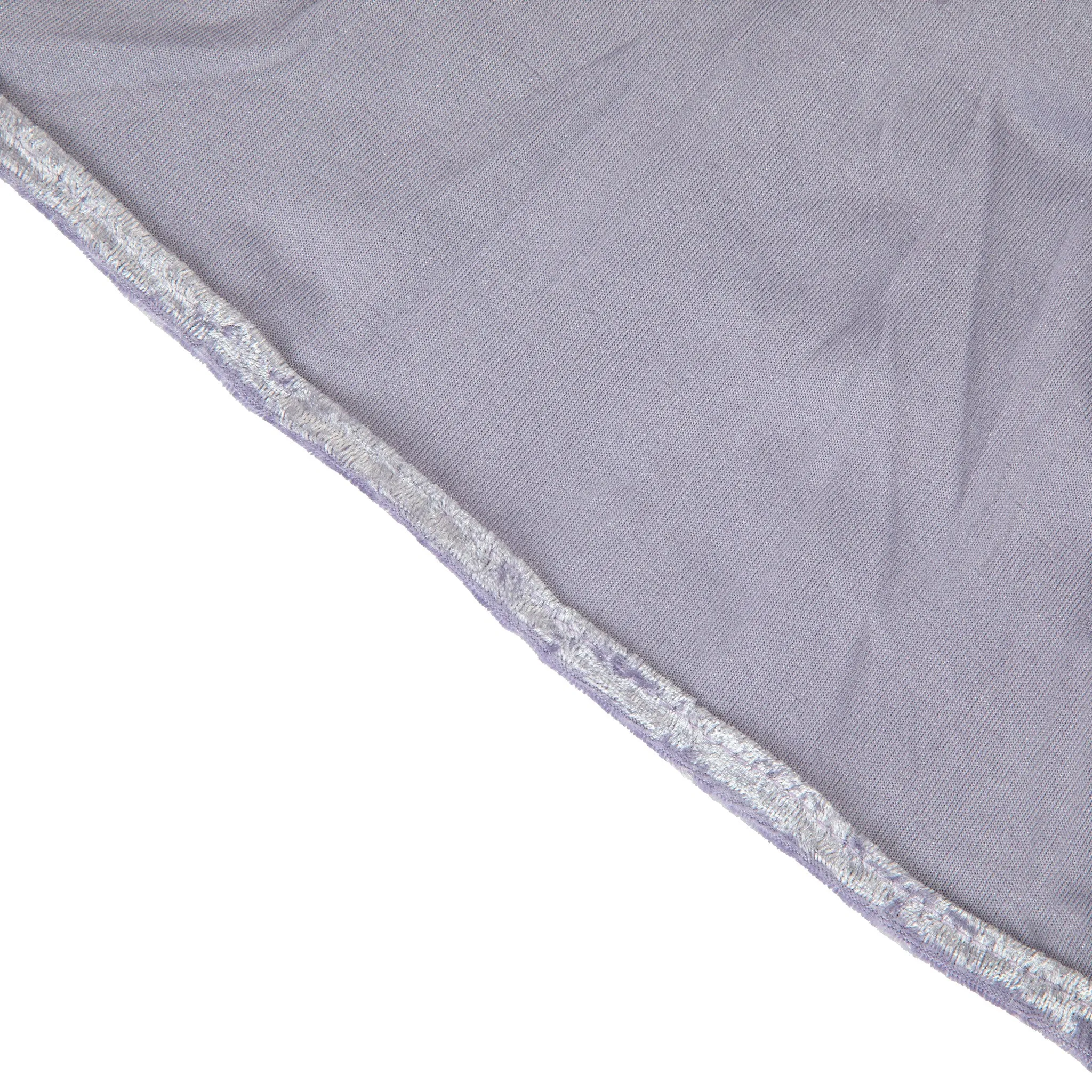 Velvet Spandex Table Cover 6ft Rectangle - Wisteria