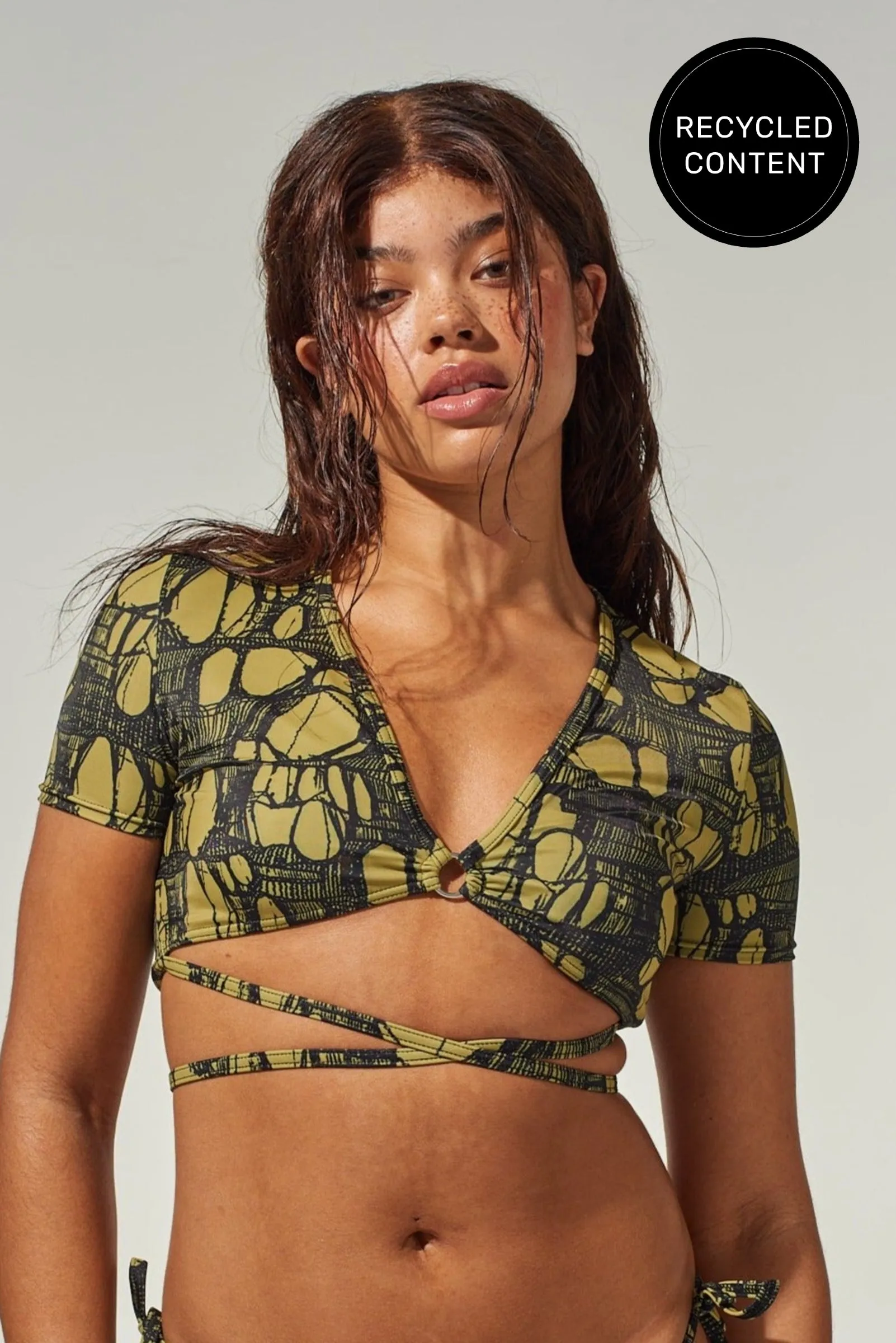 Venom T-Shirt Bikini Top