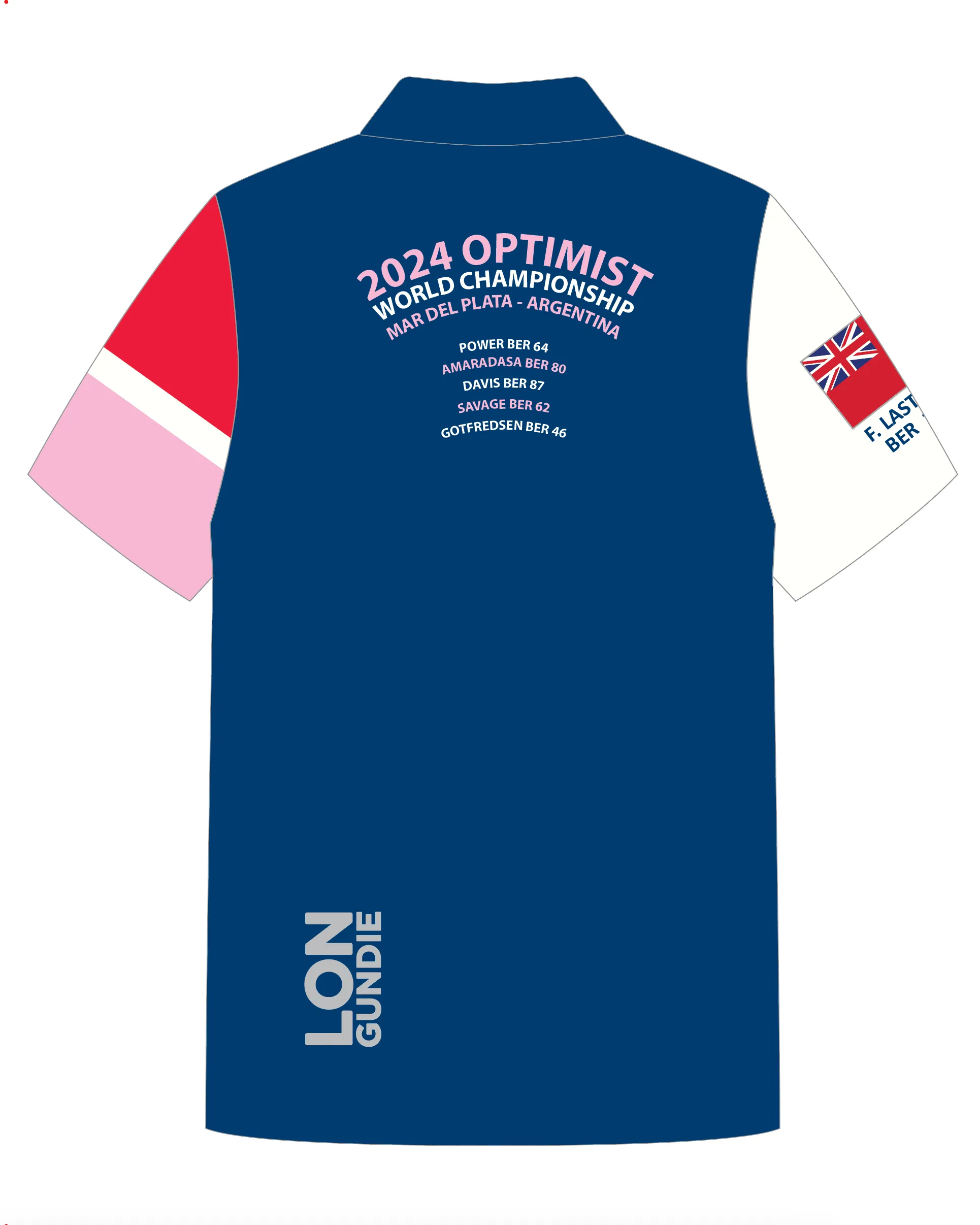 WOMEN POLO SHIRT TOP SHORT SLEEVE BLUE | BERMUDA OPTI | PSNLZ'D