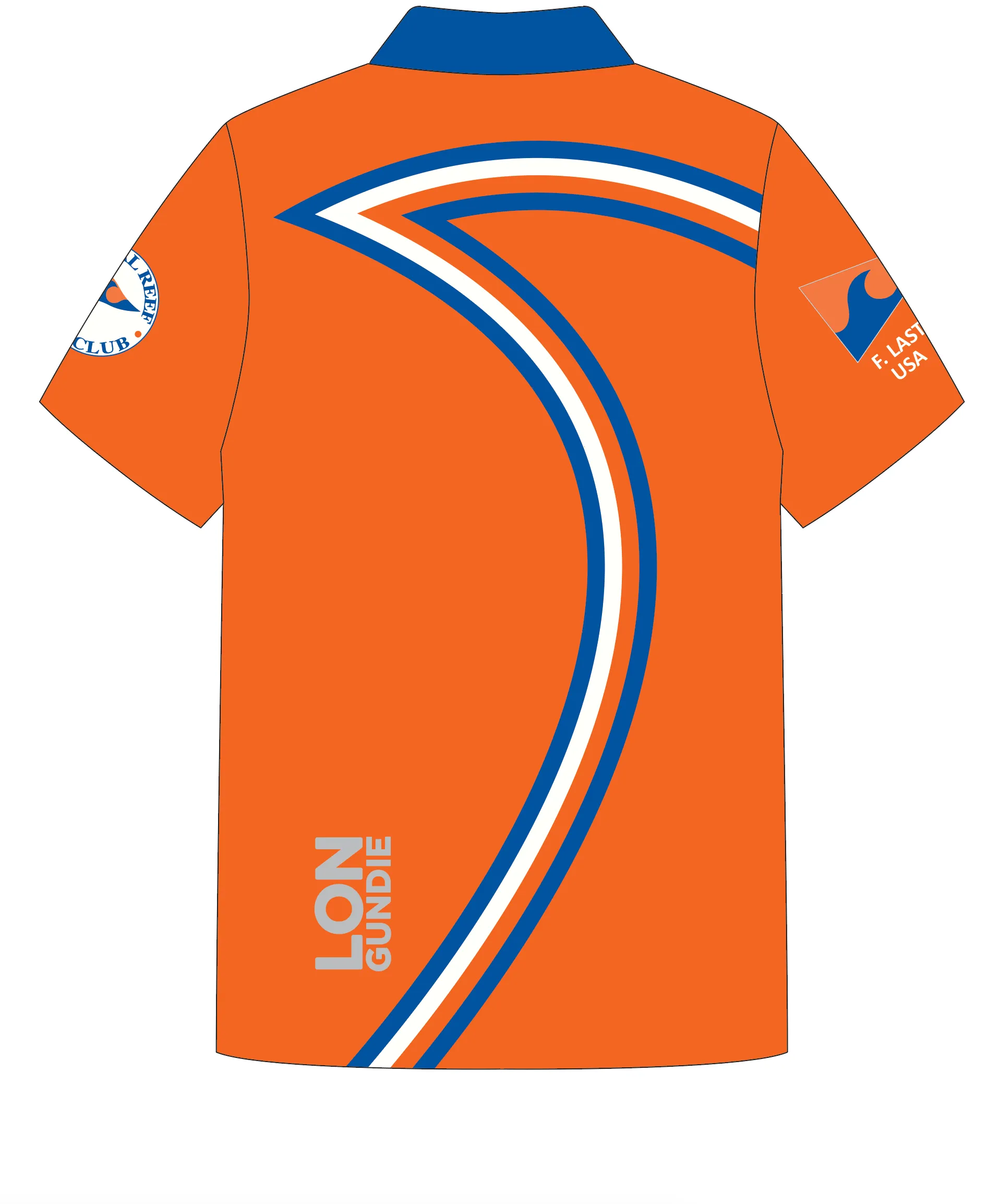 WOMEN POLO SHIRT TOP SHORT SLEEVE ORANGE | CORAL REEF YC | PSNLZ'D