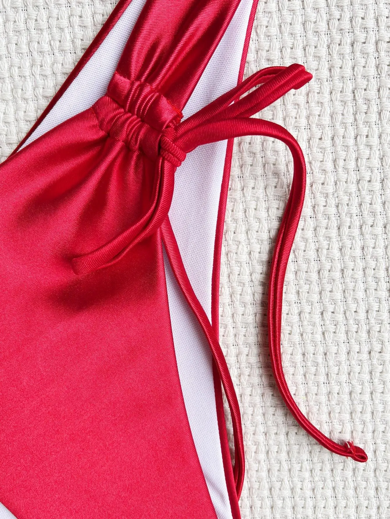 Women's V-Neck Red Bikini Set - GFIT | Sexy Swimwear | Beach & Pool Ready